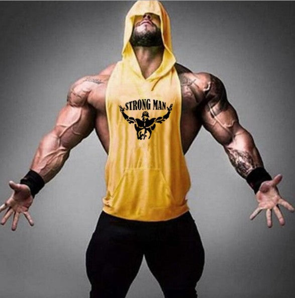 Muscular Hooded Fitness Vest