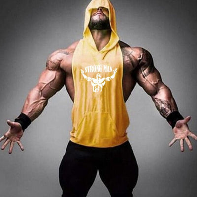 Muscular Hooded Fitness Vest